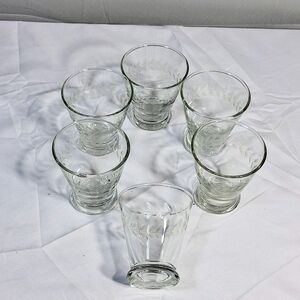 Anchor Hocking Set Of 6 Vintage Mid-century 2 Oz. Shot/Juice Glasses